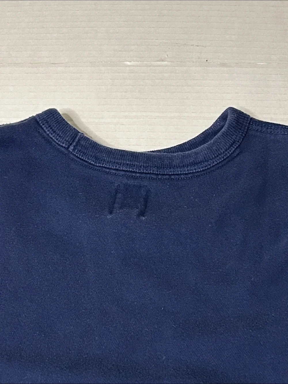 GAP Navy Sweatshirt with Yellow Chest Logo - Kids